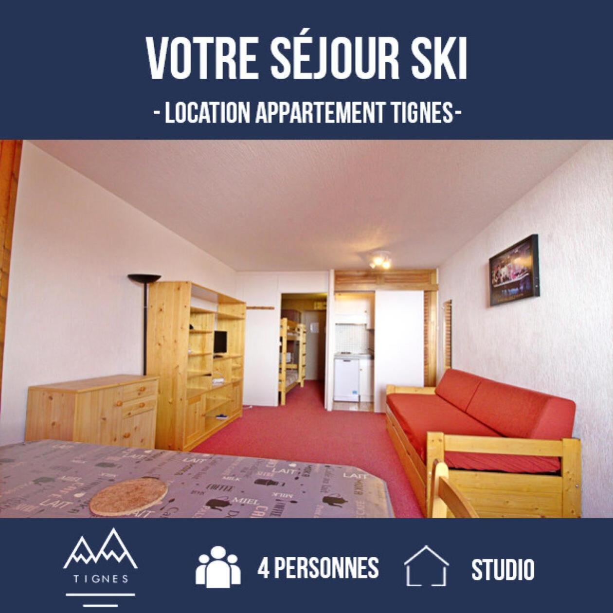 Apartment Grandes Platieres - Studio 4 Personnes Dans Le Centre De La Station Mae-1324 *